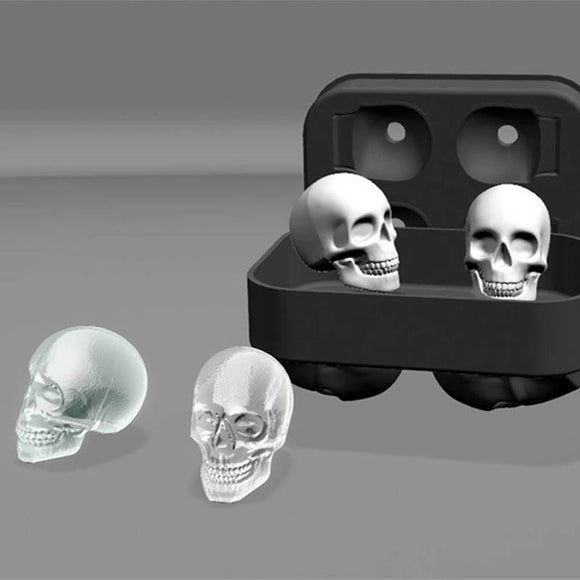 3D Skull Ice Cube Molds | Ice | $13.98
