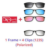 5 In 1 Magnetic Lens Swappable Sunglasses | Magnetic Polarized | $33.18